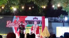 Foto: Bupati Sumenep Achmad Fauzi Wongsojudo saat membeberkan loncatan pertumbuhan ekonomi Kabupaten Sumenep melalui UMKM 