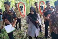 Foto: Waktu pelaksanaan sidang pemeriksaan setempat ke lokasi tanah yang menjadi sengketa pada hari Jum'at, tanggal 26 April 2024.