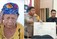 Foto: Bahriyah (71) Korban dugaan kriminalisasi oknum Polres Pamekasan (kiri), Kapolres dan Kanit Idik III Satreskrim Polres Pamekasan saat menerangkan secara detail status tanah yang katanya ada jual beli namun tidak ada akta jual beli (kanan) 
