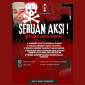 Foto: Pamflet aksi demonstrasi 