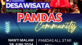 Foto: Pamflet Festival Desa Wisata Bersama Pamdas Community 