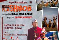 Foto : Pamflet Tari Flashmob