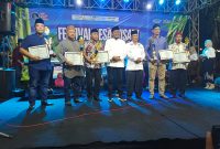  Bupati Sumenep Achmad Fauzi Wongsojudo resmi menutup Festival Desa Wisata 2024.