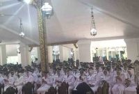 Foto: Ratusan Kades tampak khidmat menunggu SK perpanjangan masa jabatan 