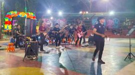 Foto: Panggung Kreasi anak muda di Taman Adipura Sumenep berlangsung meriah 