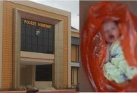 Foto: Mapolres Sumenep (kiri), bayi tak berdosa (kanan )