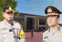 Foto: Kapolres Sumenep AKBP Henri Noveri Santoso, S.H., S.I.K., M.M.(kiri) Kasatreskrim Polres Sumenep, AKP Irwan Nugraha (kanan )