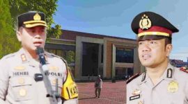Foto: Kapolres Sumenep AKBP Henri Noveri Santoso, S.H., S.I.K., M.M.(kiri) Kasatreskrim Polres Sumenep, AKP Irwan Nugraha (kanan )