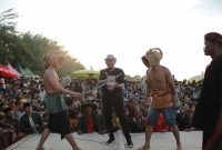 Foto: Bupati Sumenep Achmad Fauzi Wongsojudo saat membuka kegiatan Festival Ojung 2024.