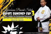 Foto: Pamflet kejuaraan Pencak Silat Bupati Cup antar pelajar se-Kabupaten Sumenep 