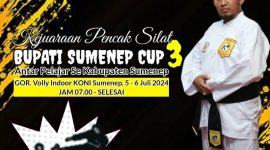 Foto: Pamflet kejuaraan Pencak Silat Bupati Cup antar pelajar se-Kabupaten Sumenep 