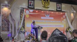 Simposium Kepemimpinan bertema ‘Dinamika Pamekasan Dalam Persepektif Pemimpin Ideal‘, di Pendopo Ronggo Sukowati Pamekasan