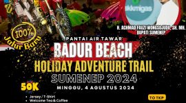 Flayer Badur Beach Holiday Adventure Trail Sumenep 2024