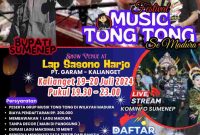 Flayer Festival musik tongtong se-Madura 