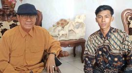 Foto: Moh Syamsul Arifin selaku Koordinator Forum Lembaga. Legislatif Mahasiswa (FL2MI ) saat menemui Ketua Nasional Pembentukan Provinsi Madura