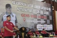 Foto: Ketua Percasi Jatim Hadiri Kejurprov Catur 2024 di Kota Blitar.