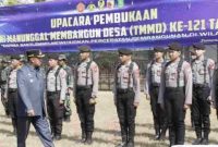 Foto: Bupati Sumenep Dr. H. Achmad Fauzi Wongsojudo membuka kegiatan TMMD di Kepukauan