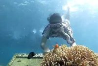 Foto: Pesona alam bawah laut pantai wisata Gili Labak 