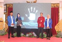 Foto: Sekda Sumenep sat menghadiri Musyawarah Pimpinan Daerah PKC PMII Jawa Timur, di Pendopo Agung Keraton Sumenep, Jumat (26/07/2024).