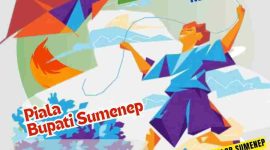 Flayer Festival Layang layang Putus Madura Open Piala Bupati Sumenep 