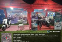Foto: Stand dealer sepeda motor baru, CV. Sinar Baru Sumenep 