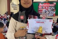 Foto: As Syahra Nastiti Ramadhani, putri anggota Polres Sumenep.