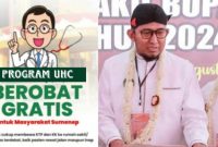 Foto: Pasangan Fauzi - Kiai Imam Hasyim komitmen sempurnakan semua program pembangunan .