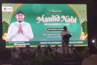 Foto: Bupati Sumenep Achmad Fauzi Wongsojudo memberikan sambutan .