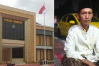 Foto: Gedung Mapolres Sumenep (kiri), Korban penganiayaan brutal, Mohammad Ansori (kanan)