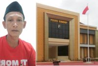 Foto: Korban Penganiayaan Brutal Mohammad Ansori (kiri) , Mapolres Sumenep (Kanan)