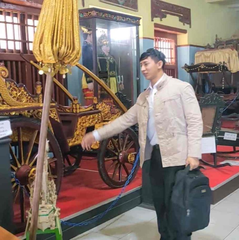 Foto: Pewarta Detikzone saat mengunjungi Museum Keraton Sumenep 