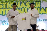 Calon Bupati Sumenep nomor urut 2 Achmad Fauzi Wongsojudo didaulat sebagai Panglima Santri Milenial Sumenep.