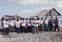 Foto: Puluhan nelayan Bagan Cumi cumi lakukan deklarasi dukungan FAHAM Menang Pilkada 2024