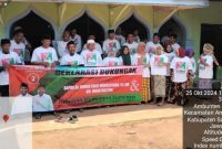 Pemuda milenial, emak -emak dan tokoh masyarakat desa Ambunten Tengah, Kecamatan Ambunten deklarasi dukung FAHAM