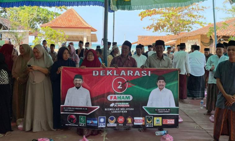 Foto: Warga Kecamatan Batang-batang Deklarasi FAHAM untuk Sumenep yang Lebih Baik