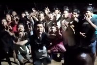 Foto: Pemuda Milenial Pesisir sekaligus keluarga besar group musik tongtong deklarasi dukungan terhadap pasangan Fauzi - Imam Hasyim di Pilkada Sumenep 2024.