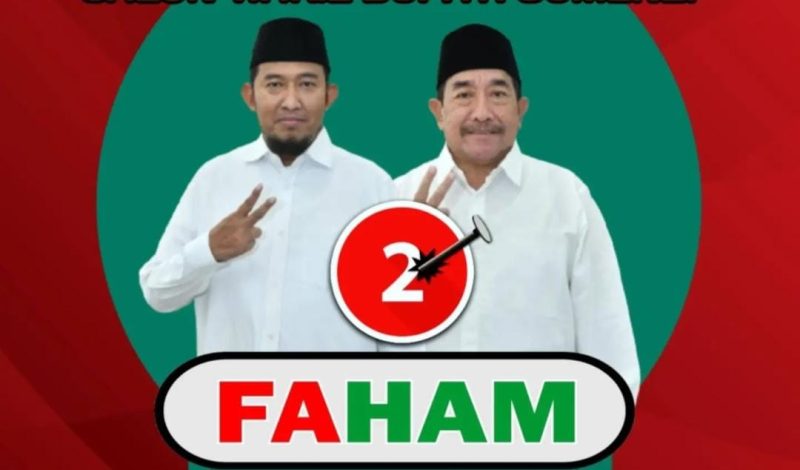 Foto: Calon Bupati dan Wakil Bupati Sumenep nomor urut 02 Achmad Fauzi - Kiai Imam Hasyim .