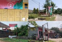 Foto: Baliho pasangan calon bupati nomor urut 02 Fauzi -Imam yang dirusak OTK 