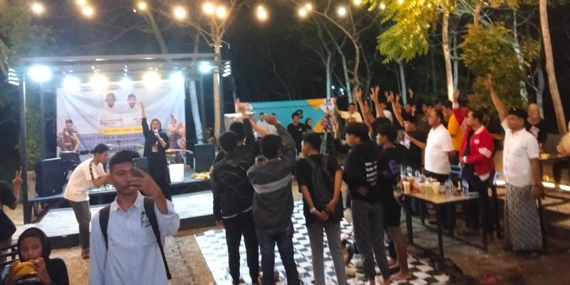 Foto: Generasi digital nyatakan dukungannya untuk Achmad Fauzi kembali menjadi Bupati Sumenep .