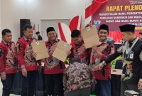 Foto: Rapat pleno terbuka rekapitulasi hasil pemilu tingkat kabupaten di Sumenep