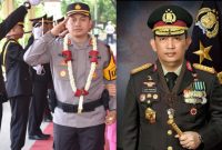 Foto: Kapolres Sumenep, AKBP Henri Noveri Santoso, S.H., S.I.K., M.M (kiri) , Kapolri (kanan)
