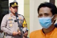 Foto: Kapolres Sumenep, AKBP Henri Noveri Santoso, S.H., S.I.K., M.M, (Kiri)
oknum anggota DPRD Sumenep, Bambang Eko Iswanto (BEI) (Kanan)