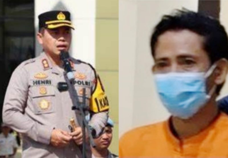 Foto: Kapolres Sumenep, AKBP Henri Noveri Santoso, S.H., S.I.K., M.M, (Kiri)
oknum anggota DPRD Sumenep, Bambang Eko Iswanto (BEI) (Kanan)