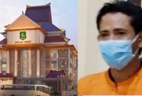 Foto: Kantor DPRD Sumenep (kiri), oknum anggota DPRD yang jadi bandar sabu (kanan)