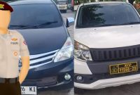 Foto: Toyota Avanza berplat nomor Z 1626 KL, yang diketahui merupakan aset milik BCA Finance