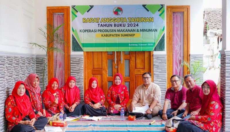 Foto: Koperasi Produsen Makanan dan Minuman Kabupaten Sumenep menggelar Rapat Anggota Tahunan (RAT)