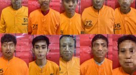Foto: 10 orang penjudi kartu domino yang diringkus Polres Sumenep 