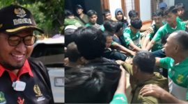 Ket : Bupati Sumenep Achmad Fauzi Wongsojudo dukung Perssu Madura City Raih poin penuh di Banyuwangi 