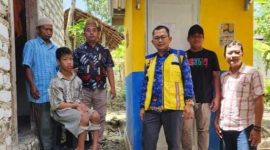 Foto penyandang disabilitas penerima Jamban / toilet
