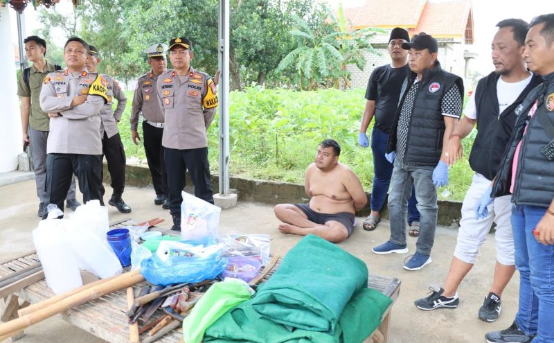 Foot : Kapolres Pamekasan Pimpin penangkapan bandar sabu di Kecamatan Proppo 